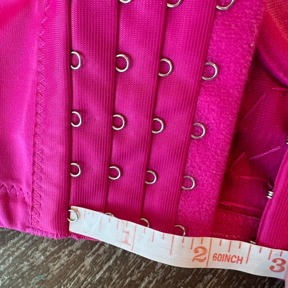 Pink Embellished Women's Bra - Picture 9 of 11